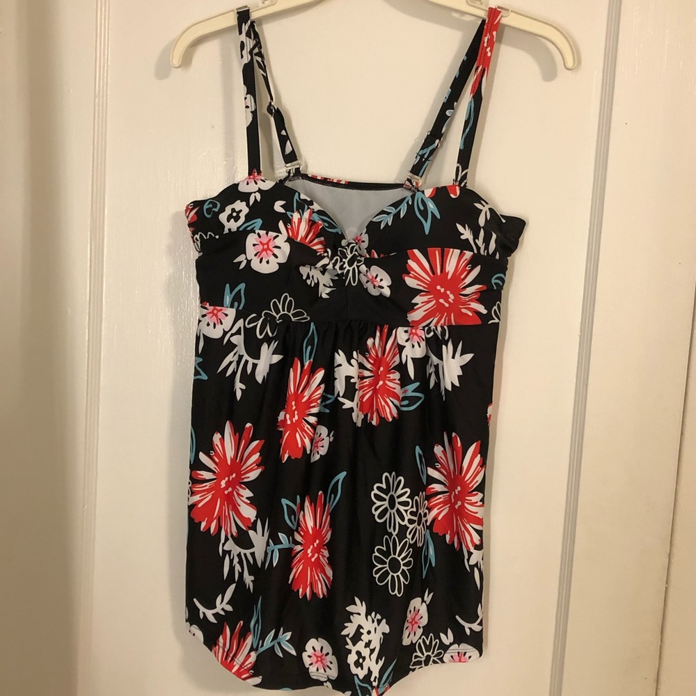 Floral bathing suit